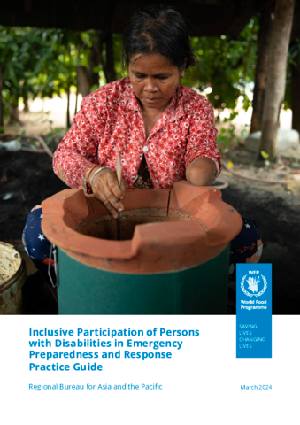Cover photo of Inclusive Participation of Persons with Disabilities in Emergency Preparedness and Response Practice Guide