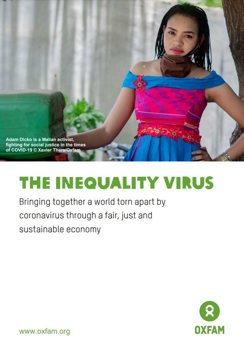 Cover photo of The Inequality Virus