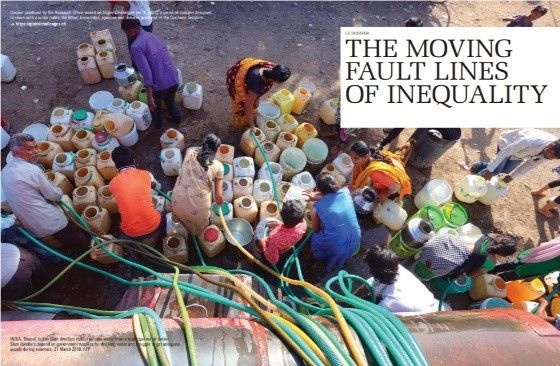 Cover photo of The moving fault lines of inequality