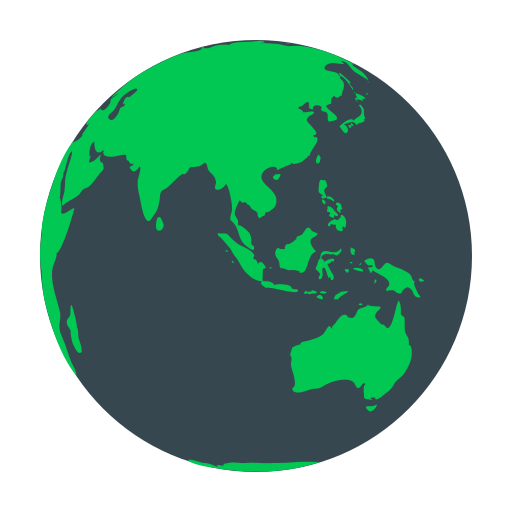 Icon of Asian continent