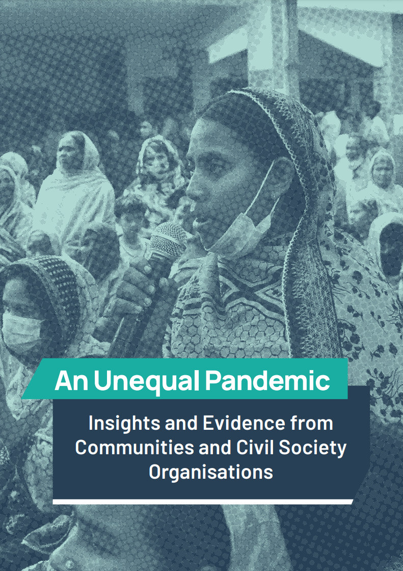Cover photo of IDMC An Unequal Pandemic