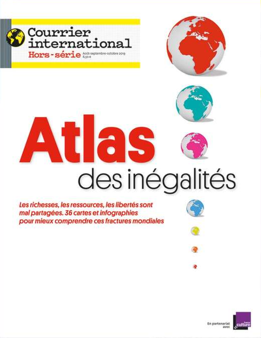 Cover photo of Courrier International: Atlas des inégalités