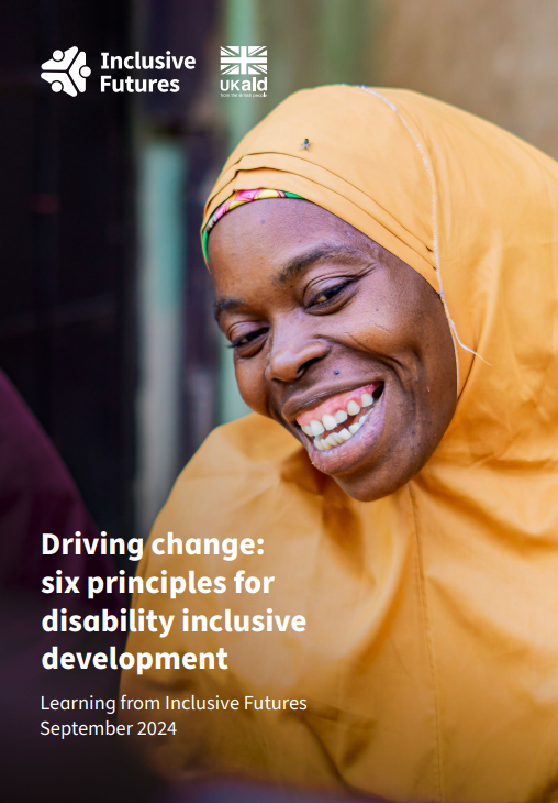 Cover photo of Principles for disability inclusive development