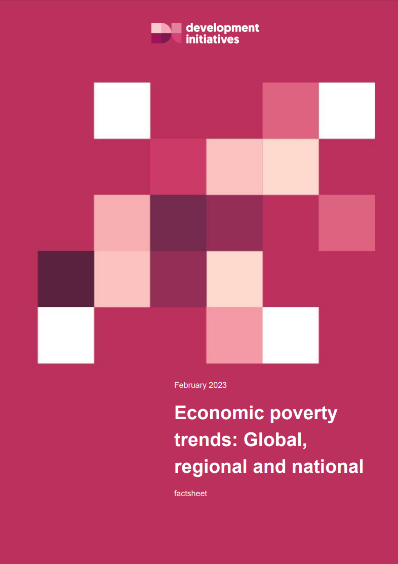 Cover photo of Development Initiatives: Economic poverty trends 2023